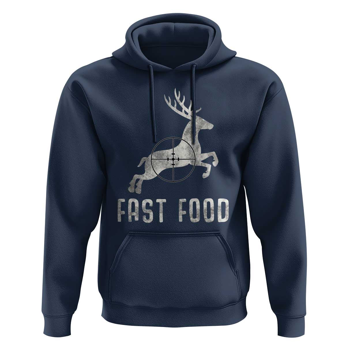 Deer Hunting Season Hoodie Funny Fast Food - Wonder Print Shop