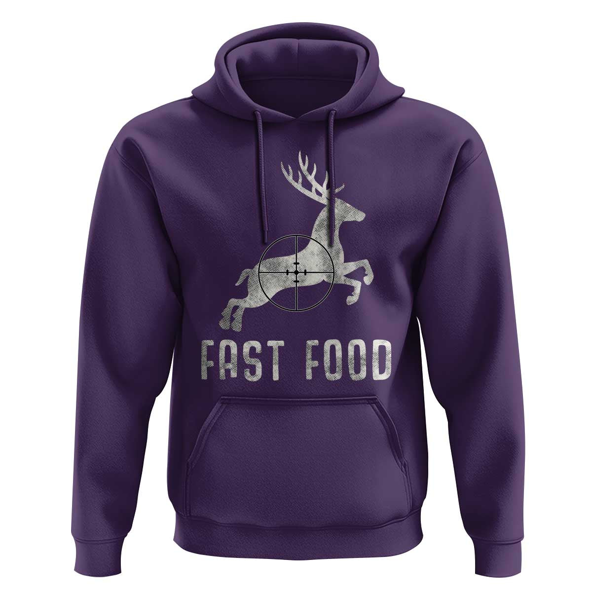 Deer Hunting Season Hoodie Funny Fast Food - Wonder Print Shop