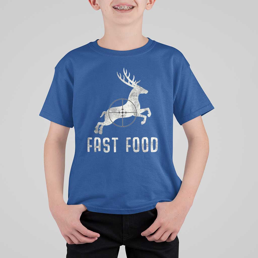 Deer Hunting Season T Shirt For Kid Funny Fast Food - Wonder Print Shop