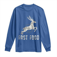Deer Hunting Season Long Sleeve Shirt Funny Fast Food - Wonder Print Shop