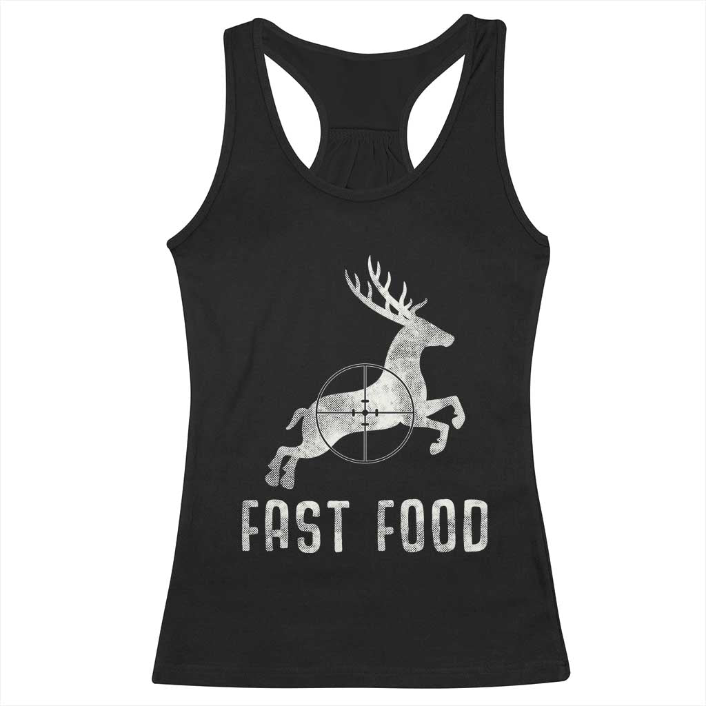 Deer Hunting Season Racerback Tank Top Funny Fast Food - Wonder Print Shop