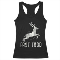 Deer Hunting Season Racerback Tank Top Funny Fast Food - Wonder Print Shop