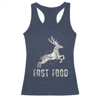 Deer Hunting Season Racerback Tank Top Funny Fast Food - Wonder Print Shop