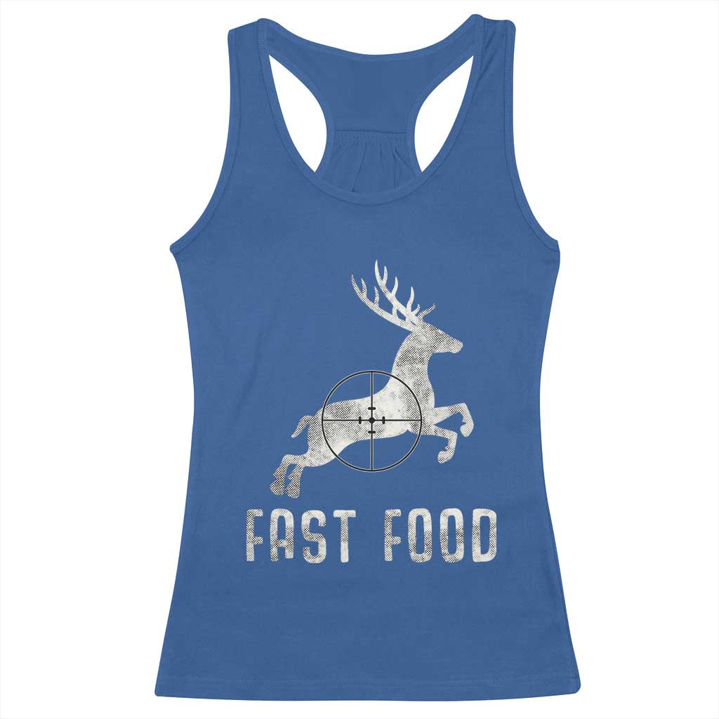Deer Hunting Season Racerback Tank Top Funny Fast Food - Wonder Print Shop