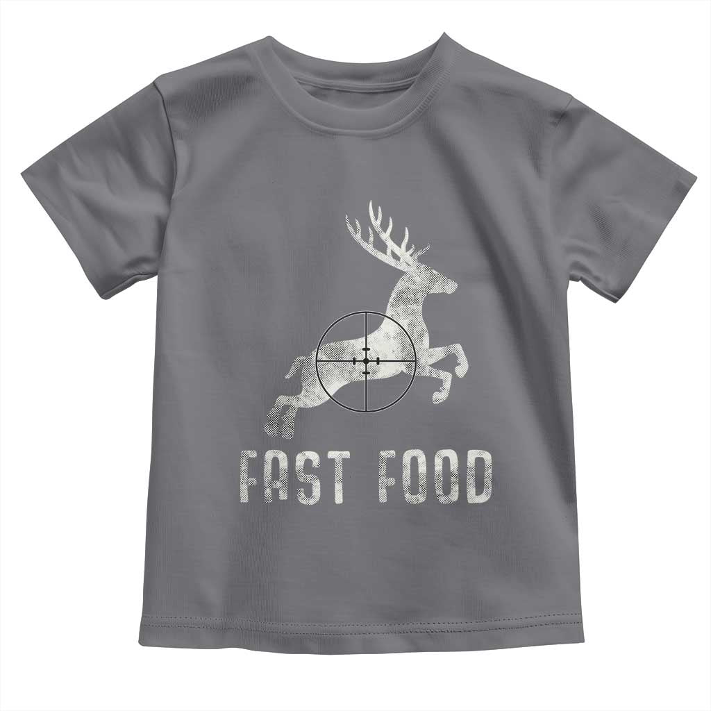 Deer Hunting Season Toddler T Shirt Funny Fast Food - Wonder Print Shop