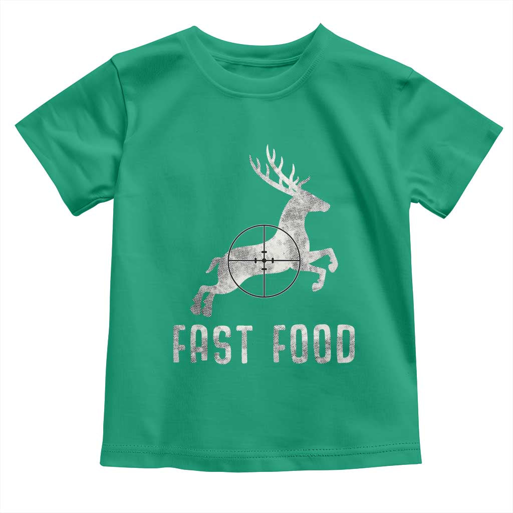 Deer Hunting Season Toddler T Shirt Funny Fast Food - Wonder Print Shop