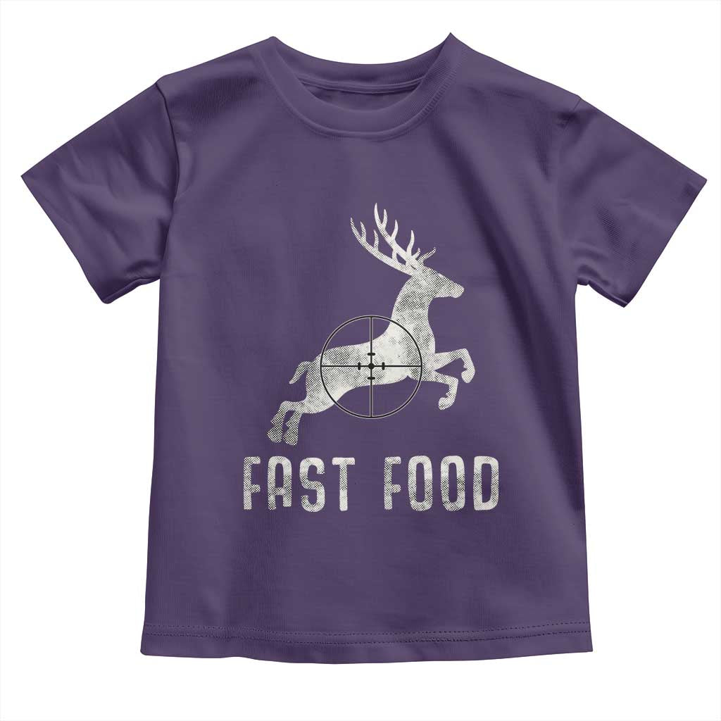Deer Hunting Season Toddler T Shirt Funny Fast Food - Wonder Print Shop