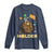 St Patricks Day Bitcoin Astronaut Long Sleeve Shirt Lucky Shamrock Leprechaun BTC Crypto To The Moon