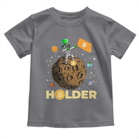 St Patricks Day Bitcoin Astronaut Toddler T Shirt Lucky Shamrock Leprechaun BTC Crypto To The Moon