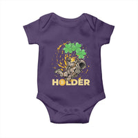 St Patricks Day Bitcoin Astronaut Baby Onesie Lucky Shamrock Leprechaun BTC Crypto Holder