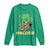 St Patricks Day Bitcoin Astronaut Long Sleeve Shirt Lucky Shamrock Leprechaun BTC Crypto Holder