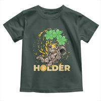St Patricks Day Bitcoin Astronaut Toddler T Shirt Lucky Shamrock Leprechaun BTC Crypto Holder