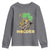 St Patricks Day Bitcoin Astronaut Youth Sweatshirt Lucky Shamrock Leprechaun BTC Crypto Holder