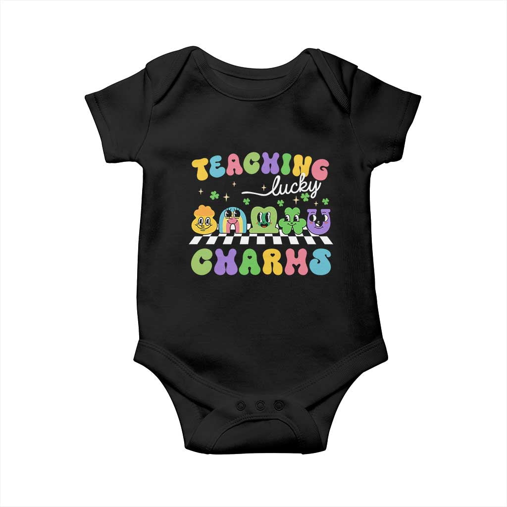 St Patricks Day Lucky Teacher Baby Onesie Teaching Lucky Charm Teachers