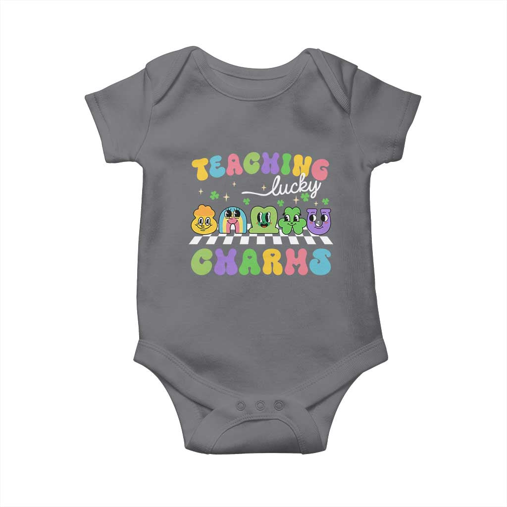 St Patricks Day Lucky Teacher Baby Onesie Teaching Lucky Charm Teachers