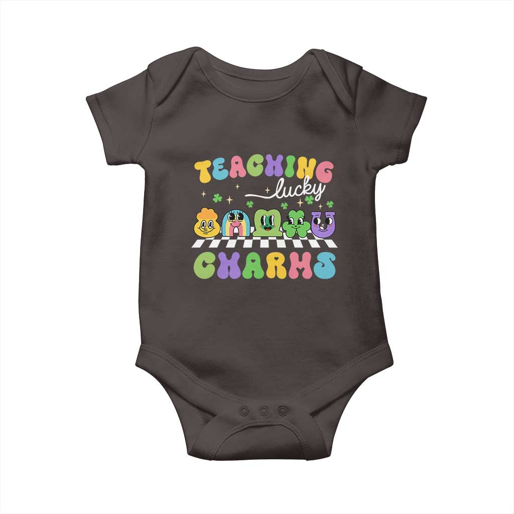 St Patricks Day Lucky Teacher Baby Onesie Teaching Lucky Charm Teachers