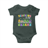 St Patricks Day Lucky Teacher Baby Onesie Teaching Lucky Charm Teachers