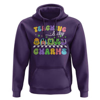 St Patricks Day Lucky Teacher Hoodie Teaching Lucky Charm Teachers