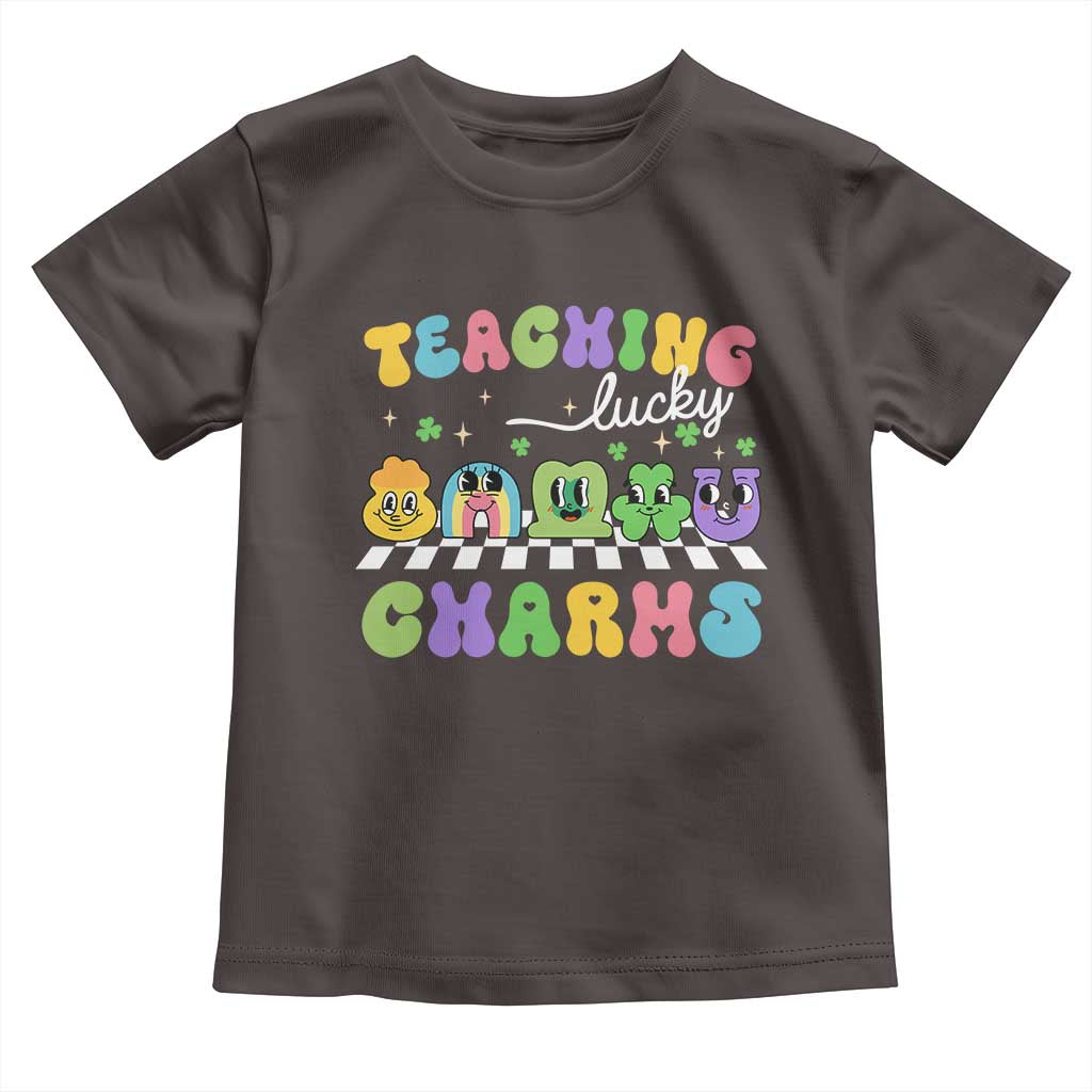 St Patricks Day Lucky Teacher Toddler T Shirt Teaching Lucky Charm Teachers