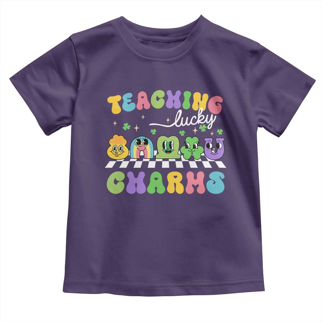 St Patricks Day Lucky Teacher Toddler T Shirt Teaching Lucky Charm Teachers