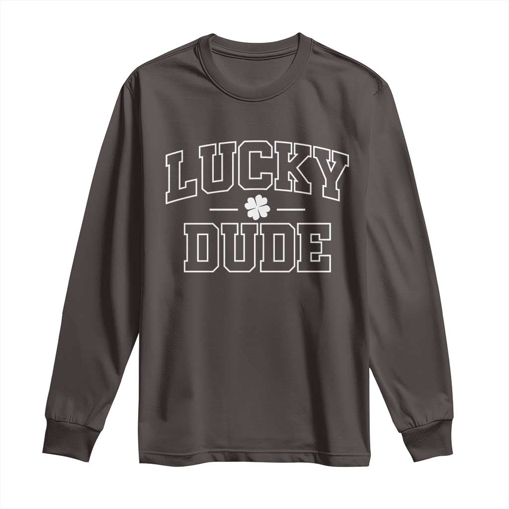 Kids St. Patrick's Day Long Sleeve Shirt Lucky Dude