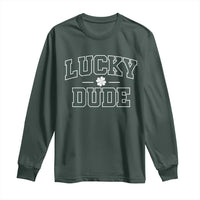 Kids St. Patrick's Day Long Sleeve Shirt Lucky Dude