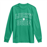 Kids St. Patrick's Day Long Sleeve Shirt Lucky Dude