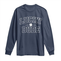 Kids St. Patrick's Day Long Sleeve Shirt Lucky Dude