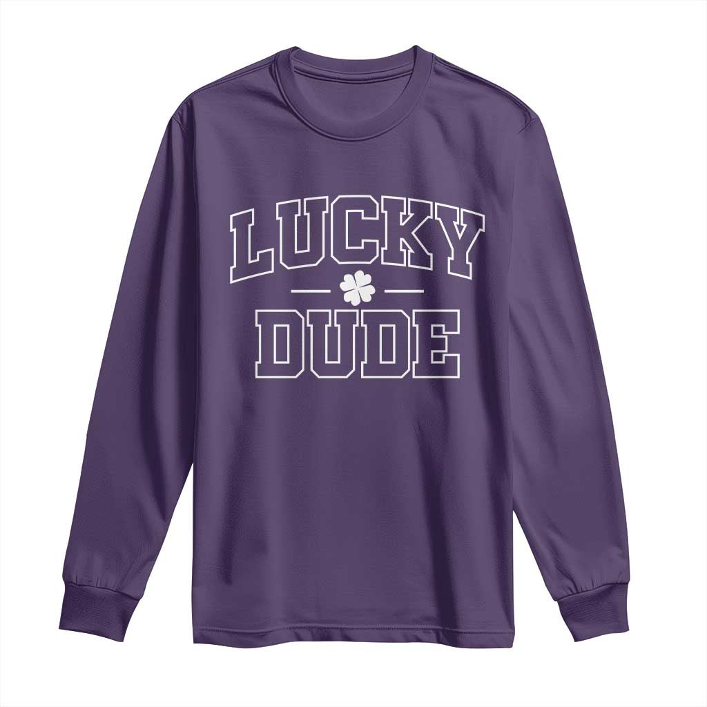 Kids St. Patrick's Day Long Sleeve Shirt Lucky Dude