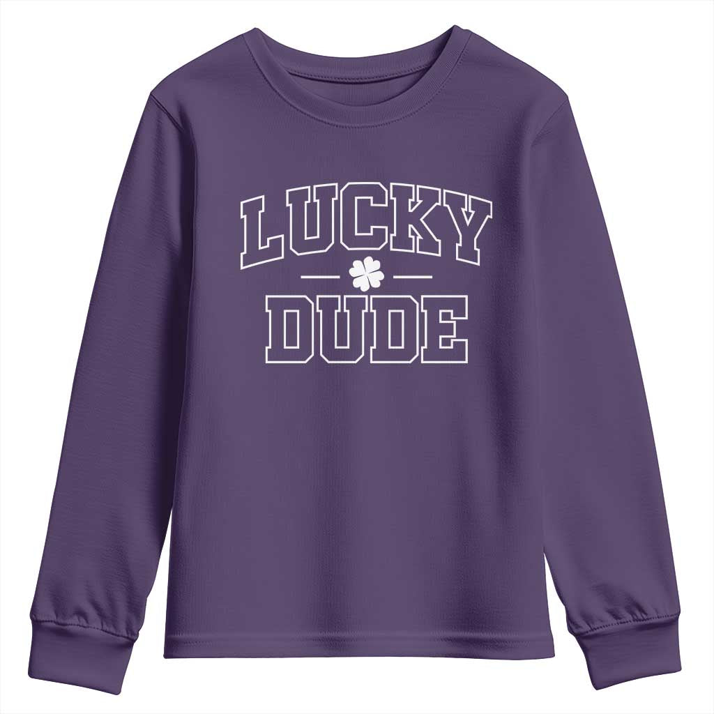 Kids St. Patrick's Day Youth Sweatshirt Lucky Dude