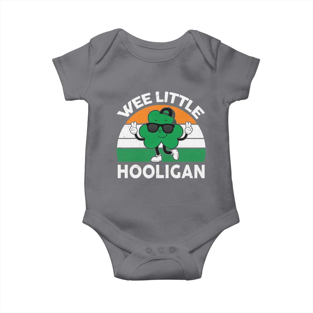 St Patricks Day Wee Little Hooligan Baby Onesie Funny Men Boy Kids Irish Kids