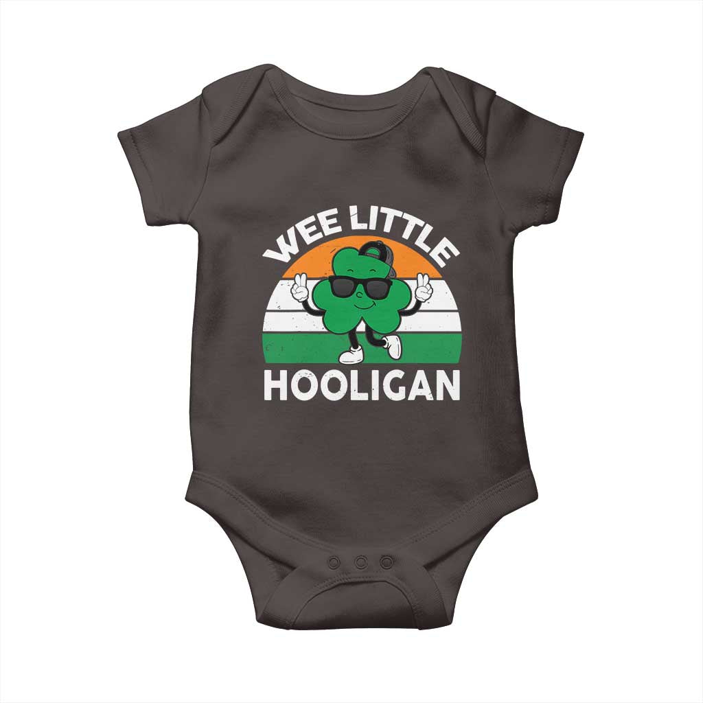 St Patricks Day Wee Little Hooligan Baby Onesie Funny Men Boy Kids Irish Kids