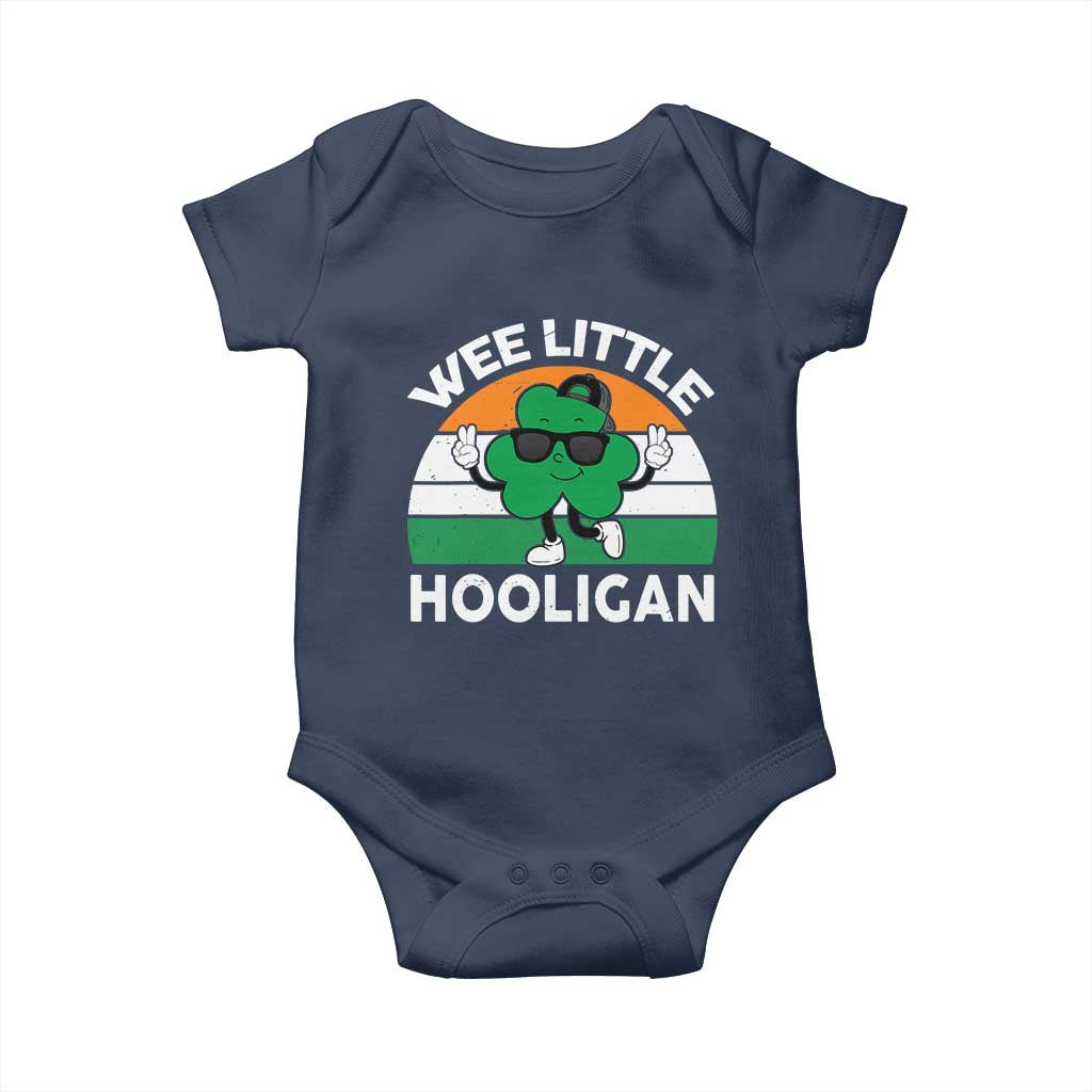 St Patricks Day Wee Little Hooligan Baby Onesie Funny Men Boy Kids Irish Kids