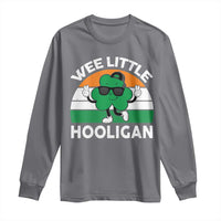 St Patricks Day Wee Little Hooligan Long Sleeve Shirt Funny Men Boy Kids Irish Kids