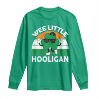 St Patricks Day Wee Little Hooligan Long Sleeve Shirt Funny Men Boy Kids Irish Kids