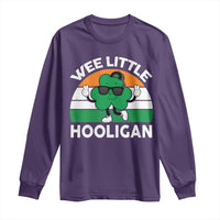 St Patricks Day Wee Little Hooligan Long Sleeve Shirt Funny Men Boy Kids Irish Kids