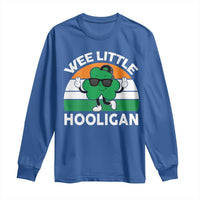 St Patricks Day Wee Little Hooligan Long Sleeve Shirt Funny Men Boy Kids Irish Kids