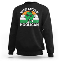 St Patricks Day Wee Little Hooligan Sweatshirt Funny Men Boy Kids Irish Kids