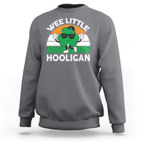 St Patricks Day Wee Little Hooligan Sweatshirt Funny Men Boy Kids Irish Kids