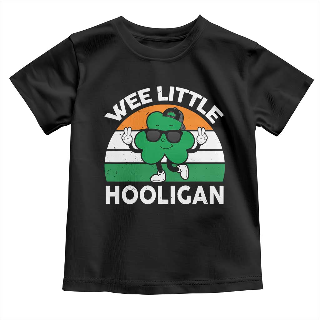 St Patricks Day Wee Little Hooligan Toddler T Shirt Funny Men Boy Kids Irish Kids