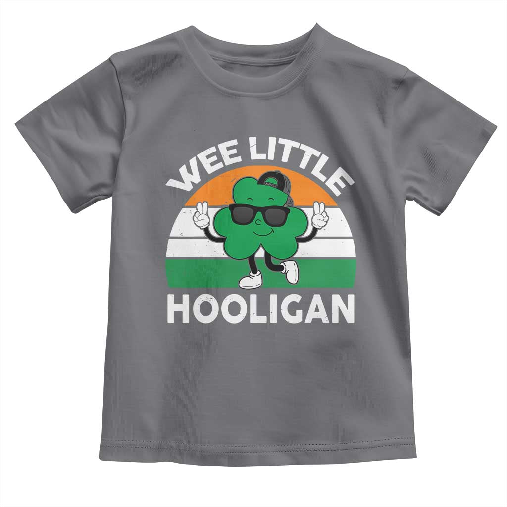 St Patricks Day Wee Little Hooligan Toddler T Shirt Funny Men Boy Kids Irish Kids