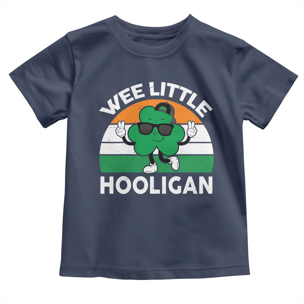 St Patricks Day Wee Little Hooligan Toddler T Shirt Funny Men Boy Kids Irish Kids