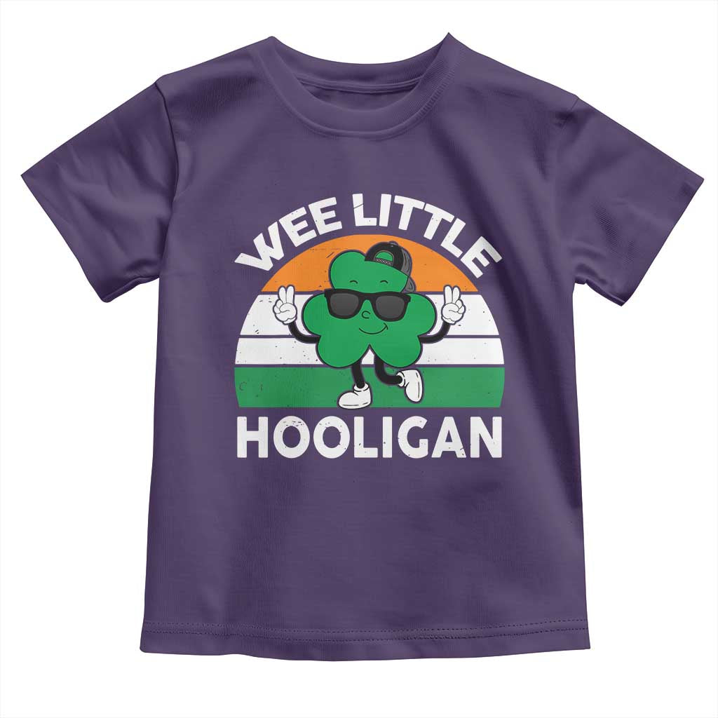 St Patricks Day Wee Little Hooligan Toddler T Shirt Funny Men Boy Kids Irish Kids