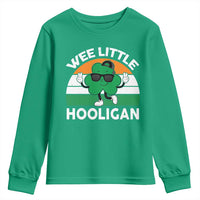 St Patricks Day Wee Little Hooligan Youth Sweatshirt Funny Men Boy Kids Irish Kids