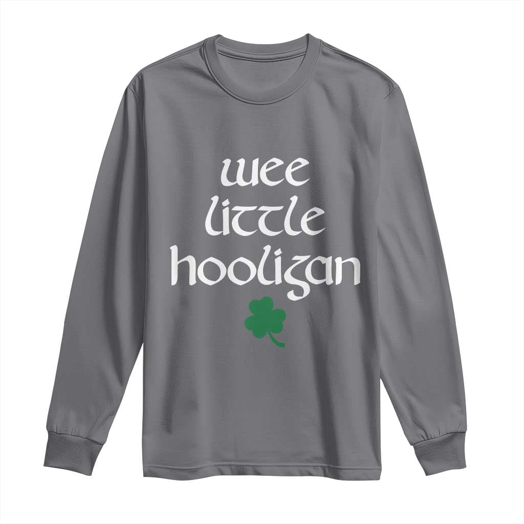 St Patricks Kids Wee Little Hooligan Long Sleeve Shirt