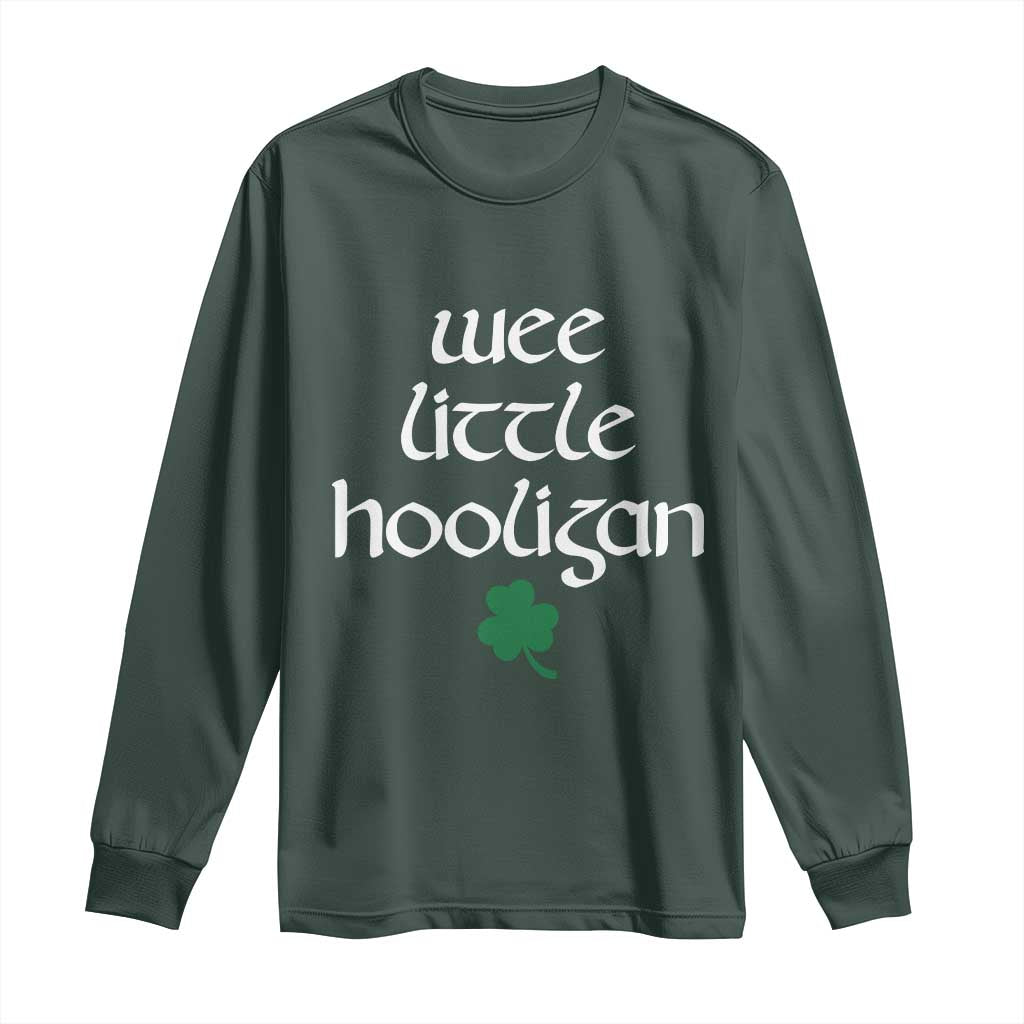 St Patricks Kids Wee Little Hooligan Long Sleeve Shirt