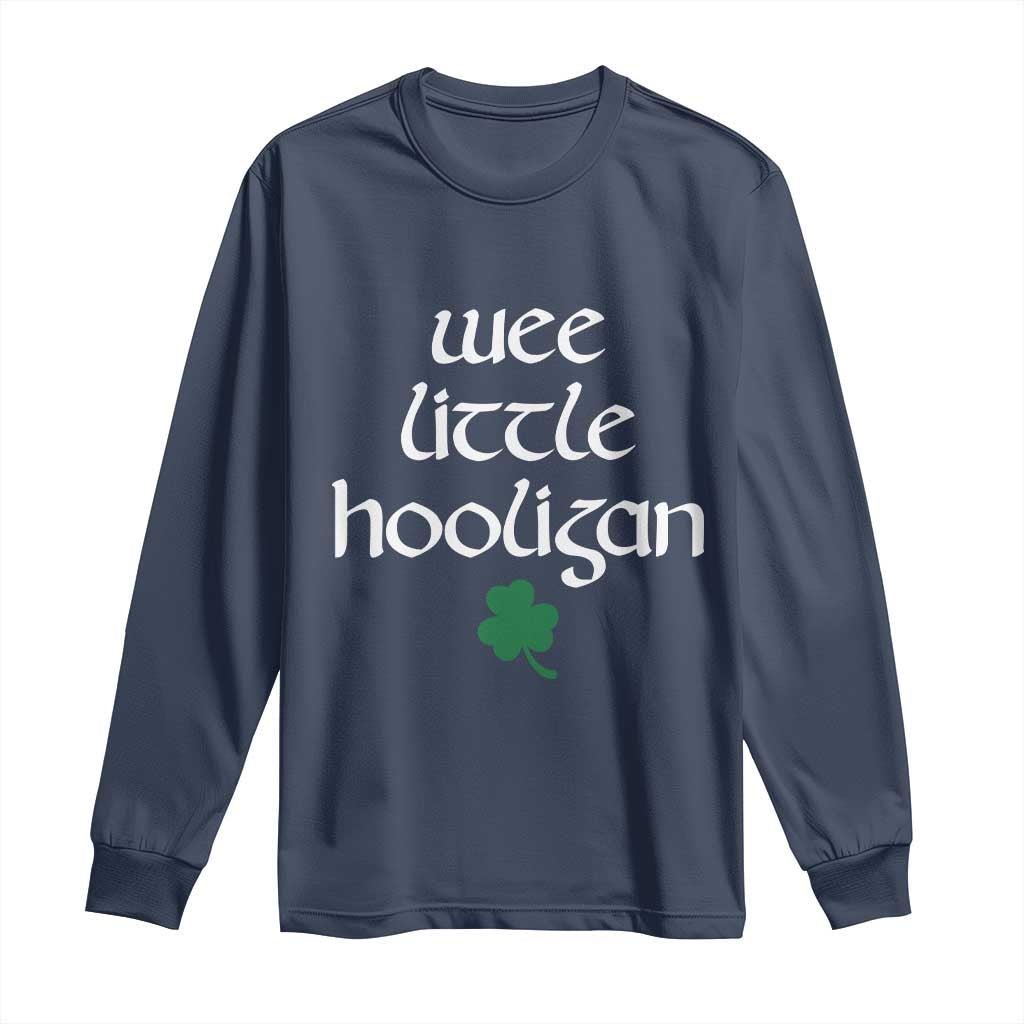 St Patricks Kids Wee Little Hooligan Long Sleeve Shirt