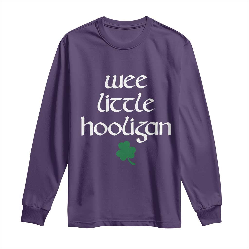 St Patricks Kids Wee Little Hooligan Long Sleeve Shirt