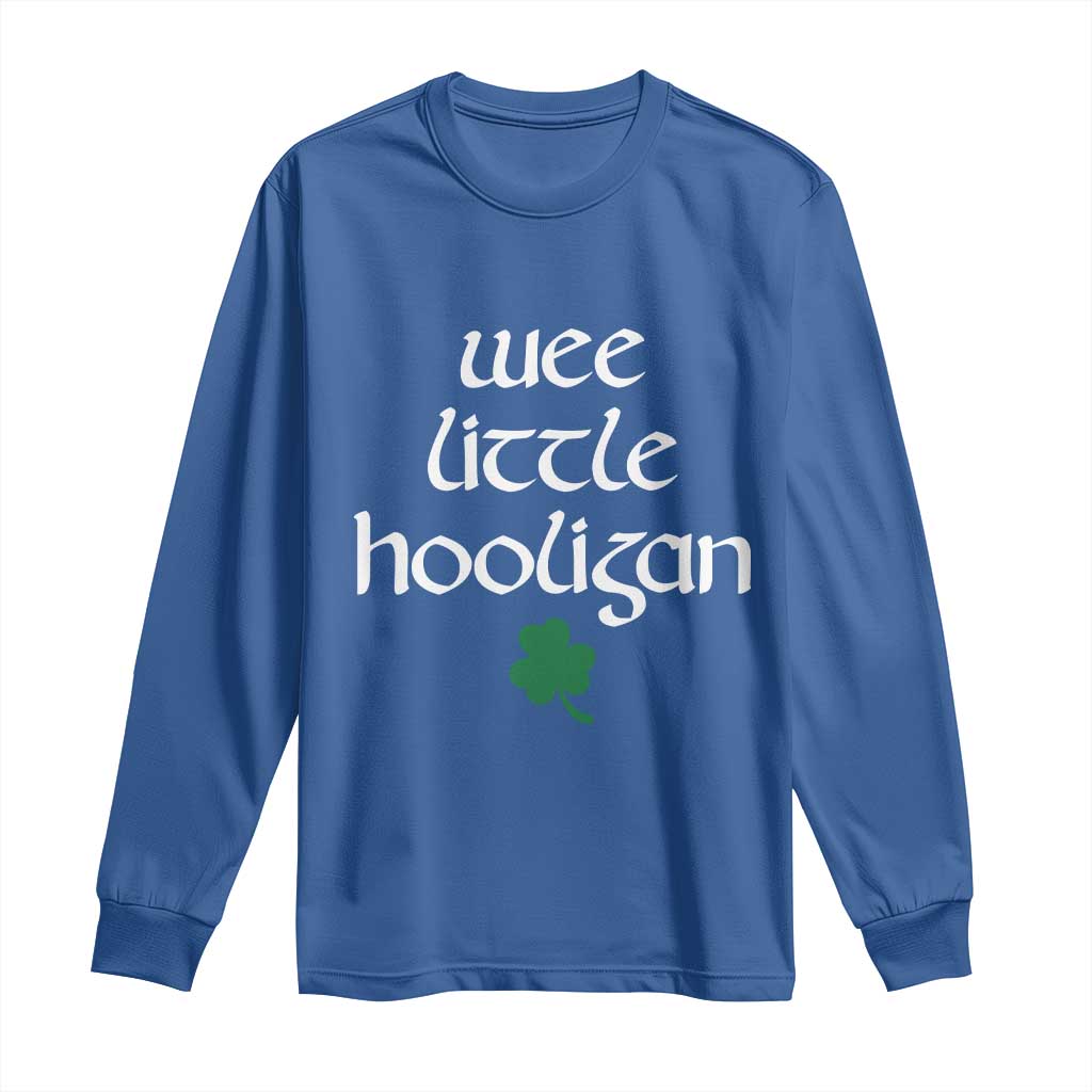 St Patricks Kids Wee Little Hooligan Long Sleeve Shirt