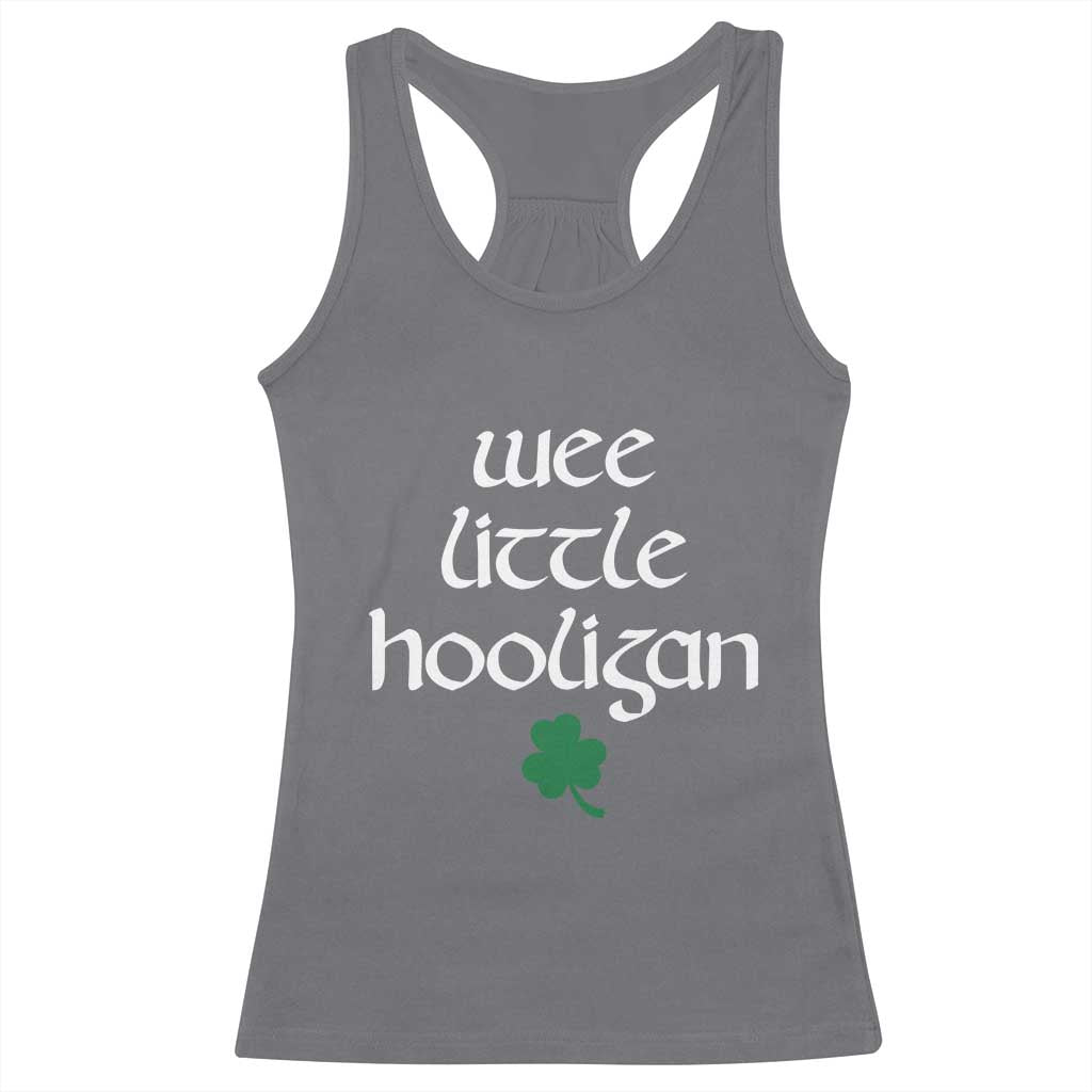 St Patricks Kids Wee Little Hooligan Racerback Tank Top